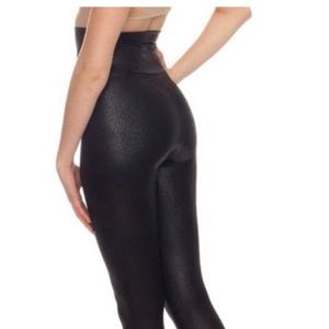 American Apparel metallic Eel leggings size SM